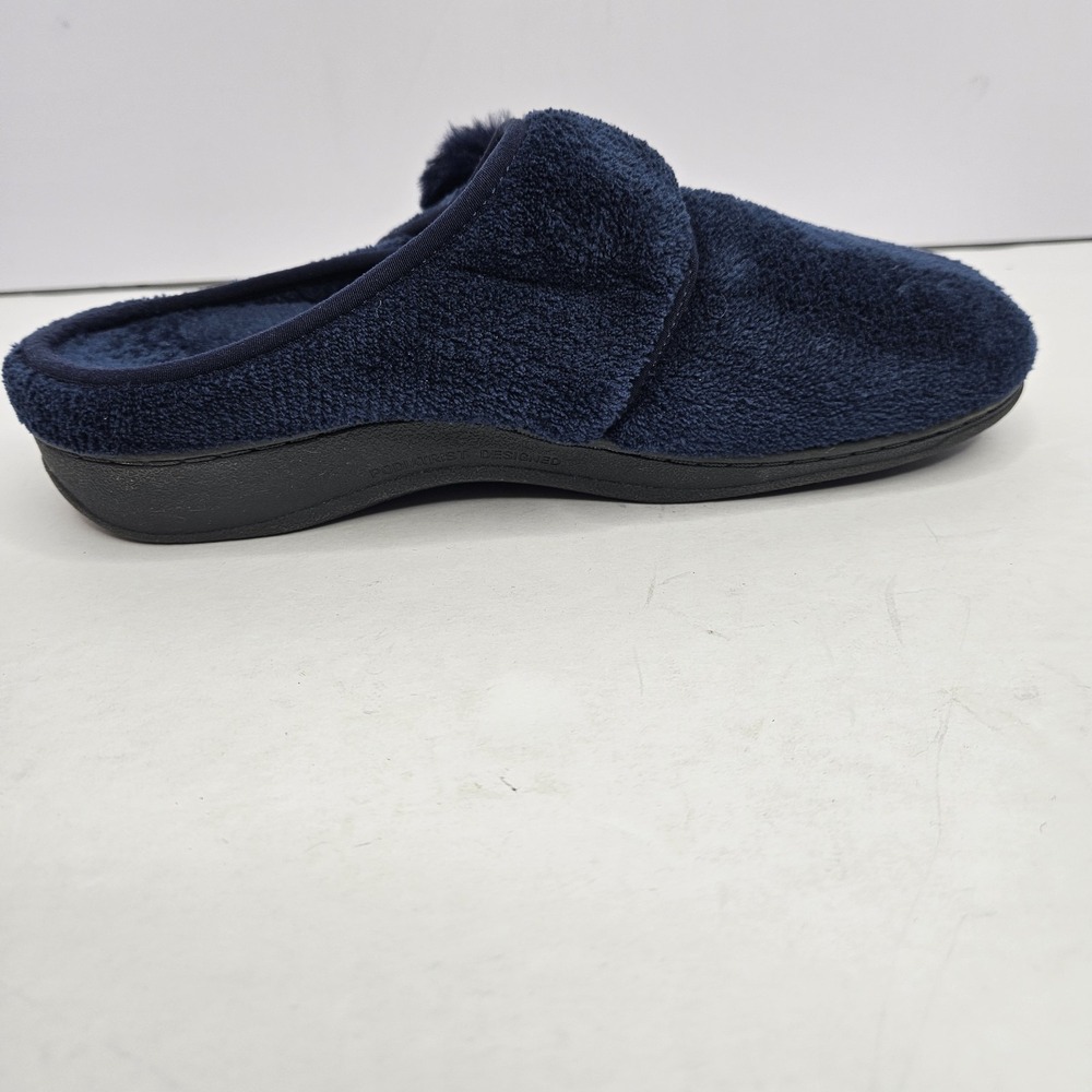 Vionic Emily Slippers Blue Size 7 Podiatrist Designed Heel To Toe 10.5" - Picture 5 of 12